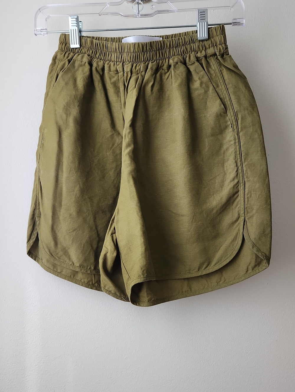 Tradlands Linen Blend Shorts - Green XS